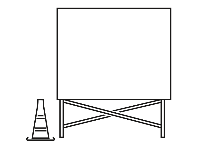 Reclameborden-Bouwborden